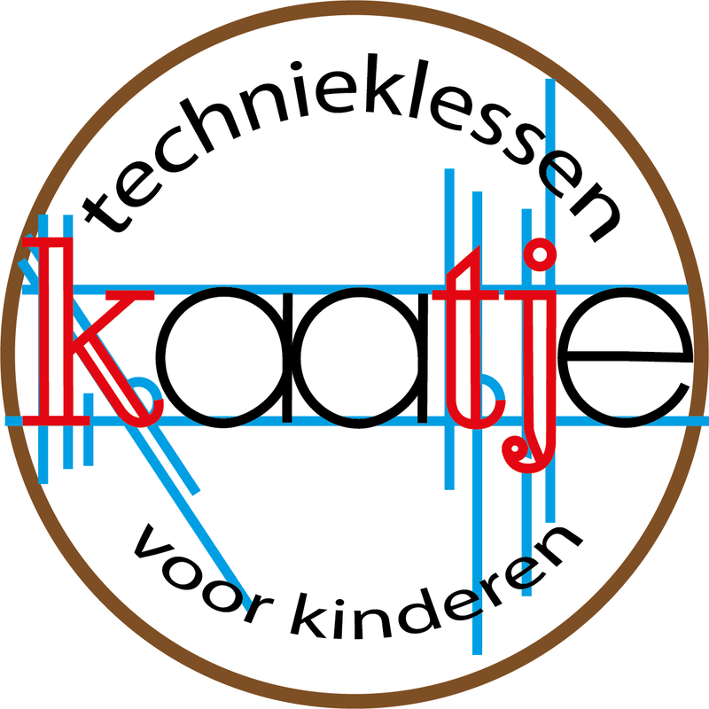 Logo van techniekaatje, technieklessen voor kinderen. Daas coachte  Kaatje bij het positioneren van haar verhaal voor de workshops en lessen.